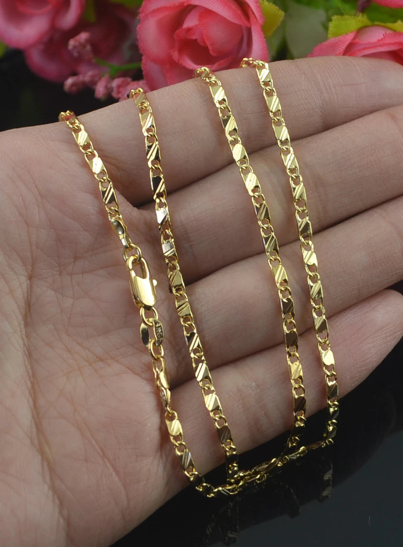 18K Gold Filled Chain Necklace
