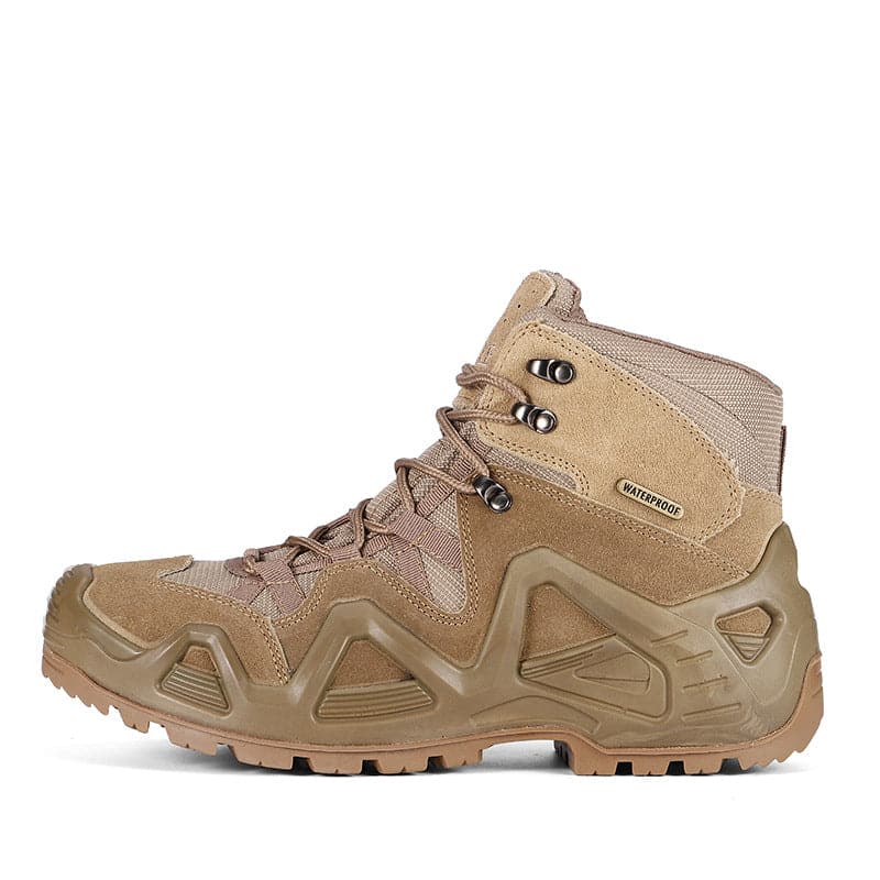 Trekking Waterproof Rubber Outsole Hiking Combat Boots-3