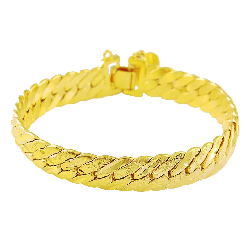 Chunky Gold Link Bracelet