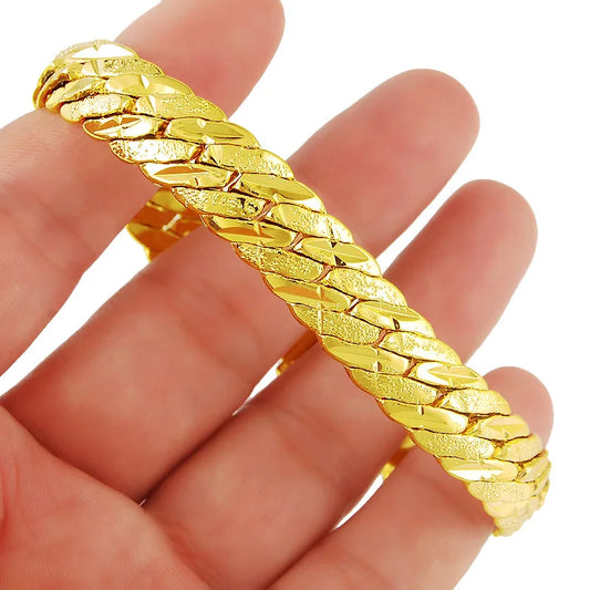 Chunky Gold Link Bracelet