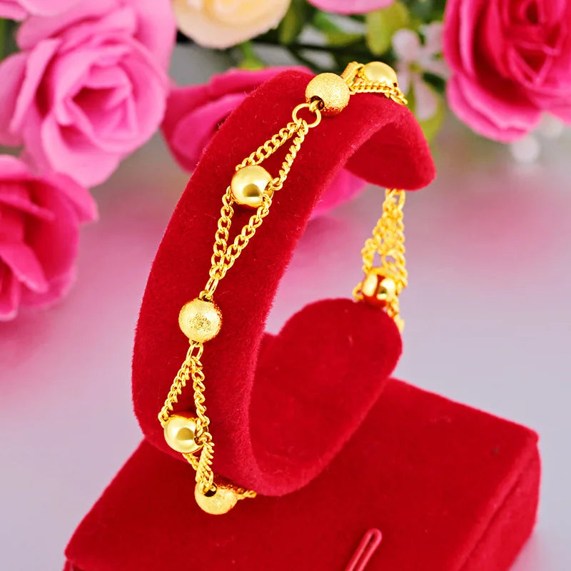 Gold Luxe Ball Chain Bracelet