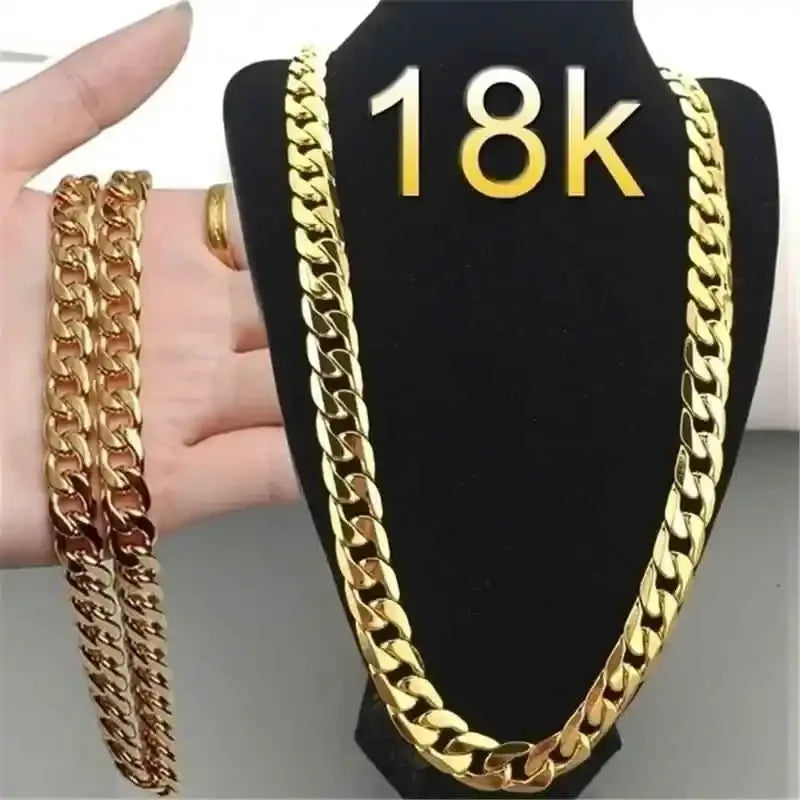 Classic Sideways Chain Necklace