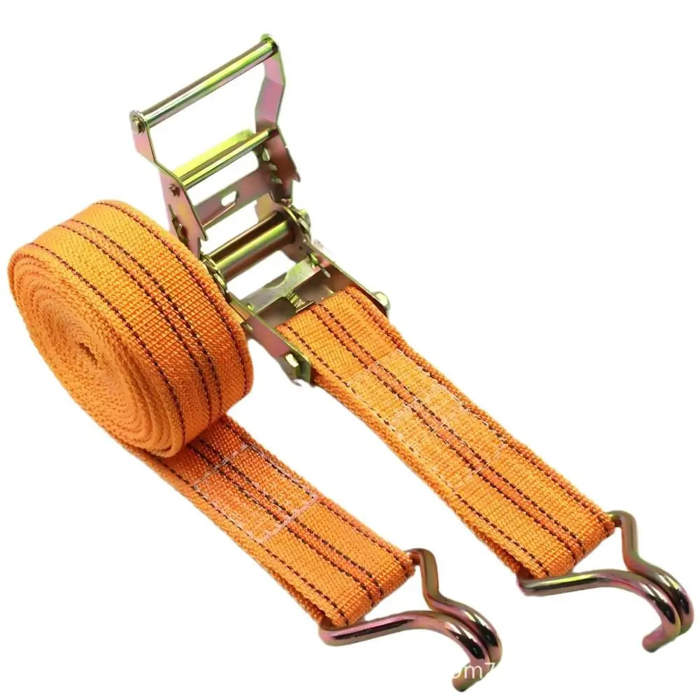 40mm Tie-down Straps Binding Strapping 3/6/8/10/15 Meter Thickened Cargo Truck Strapping Rope J Hooks Ratchet Straps Heavy Duty