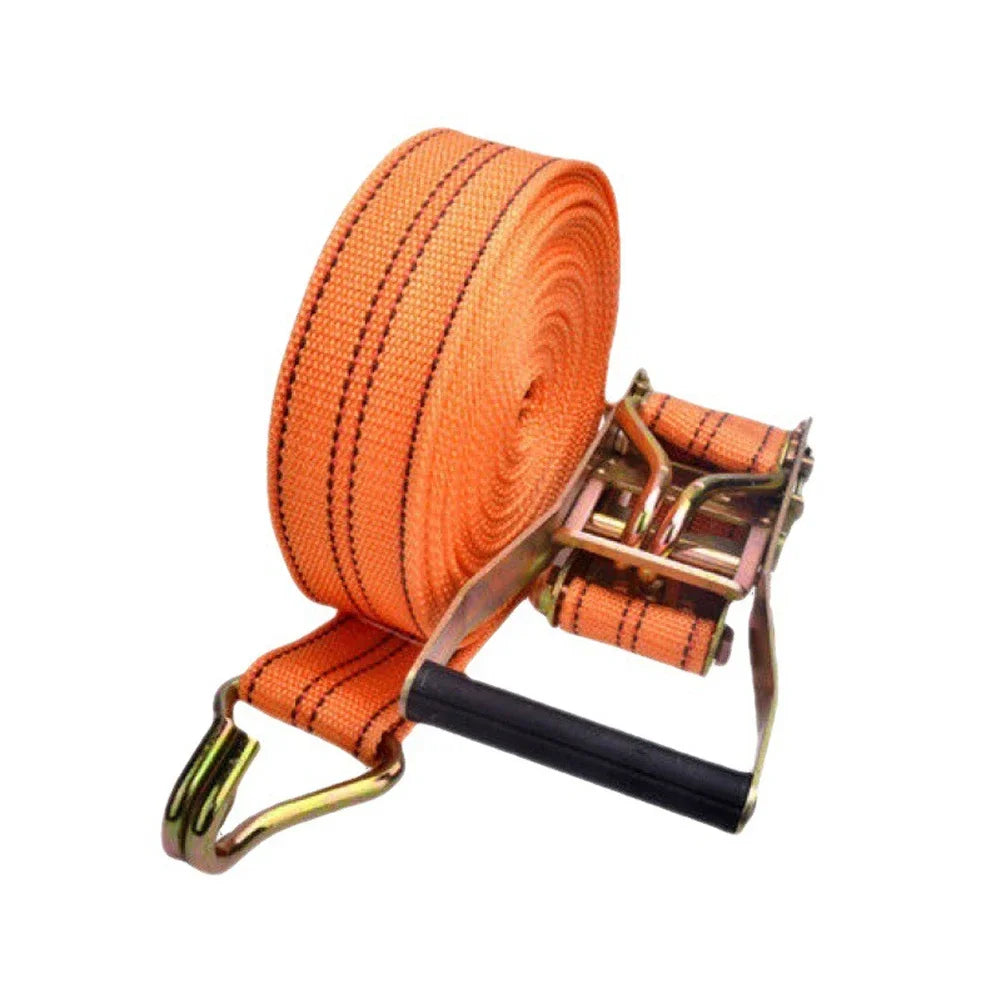 3/6/8/10M Ratchet Straps Tighten Belt Strap Rope Claw Lorry Lashing Handy Straps Load Winch Towing Rope Strapping Belt Tensioner