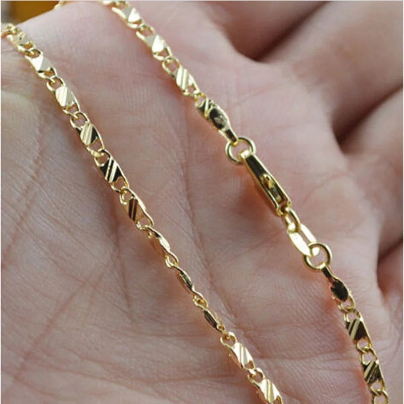18K Gold Filled Chain Necklace