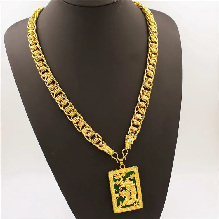 24K Gold Premium Pendant Necklace