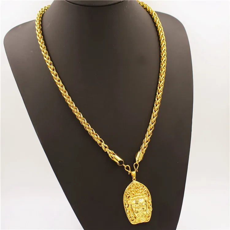 24K Gold Premium Pendant Necklace