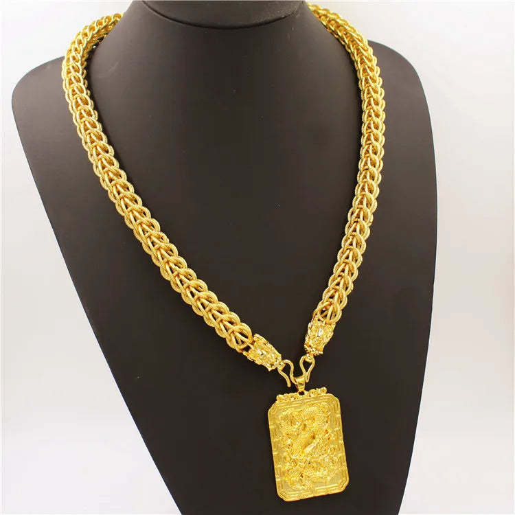 24K Gold Premium Pendant Necklace