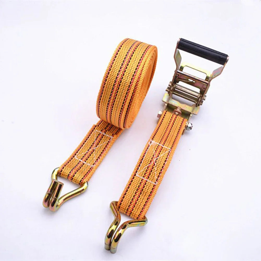3/6/8/10M Ratchet Straps Tighten Belt Strap Rope Claw Lorry Lashing Handy Straps Load Winch Towing Rope Strapping Belt Tensioner