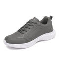 2025 New Lightweight Men Casual Leather Sneakers Non-slip Breathable Male Outdoor Running Shoes Lace Up Soft Sport Shoes