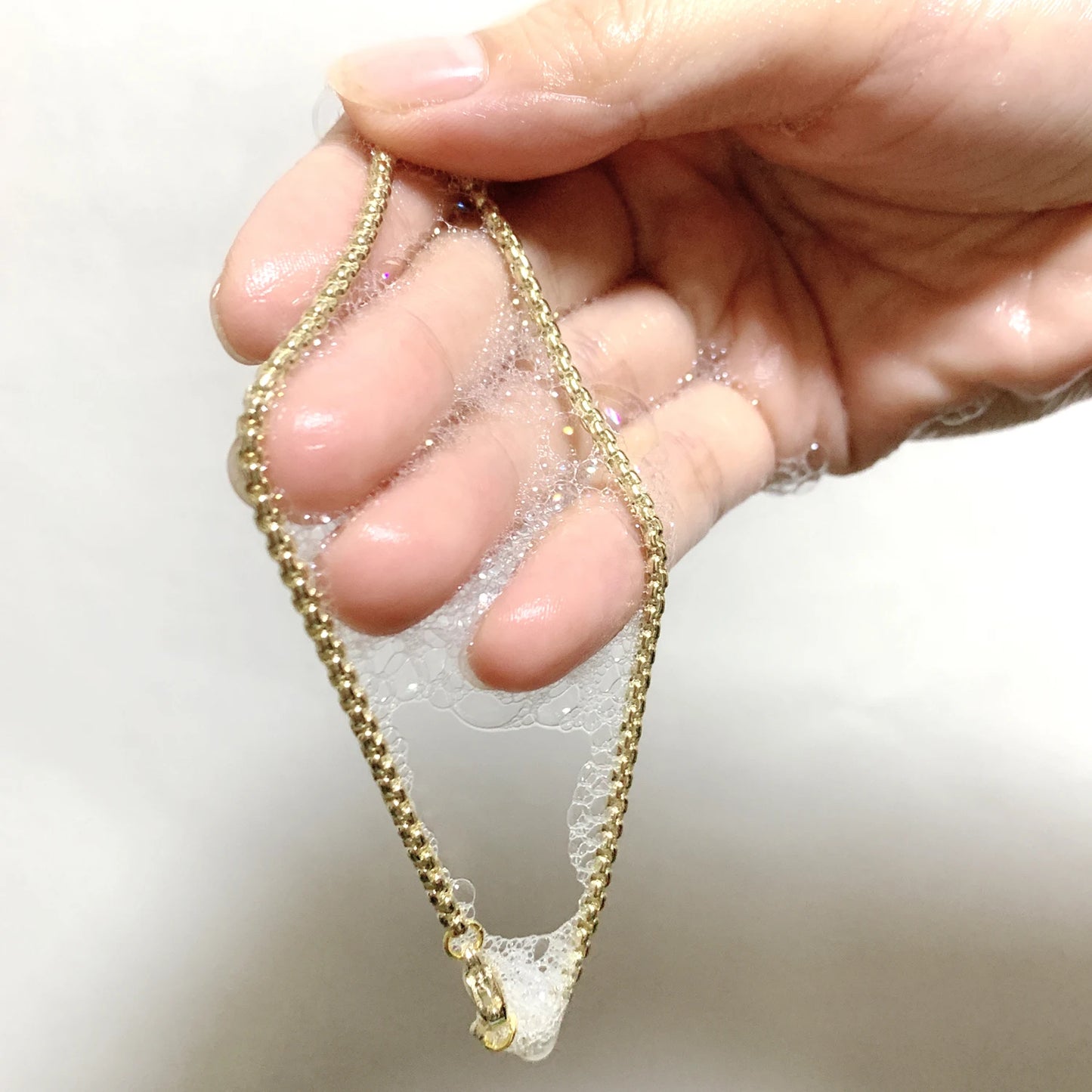 18K Gold Rolo Chain Anklet
