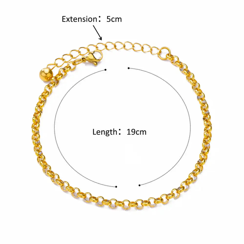 Gold Chain Anklet