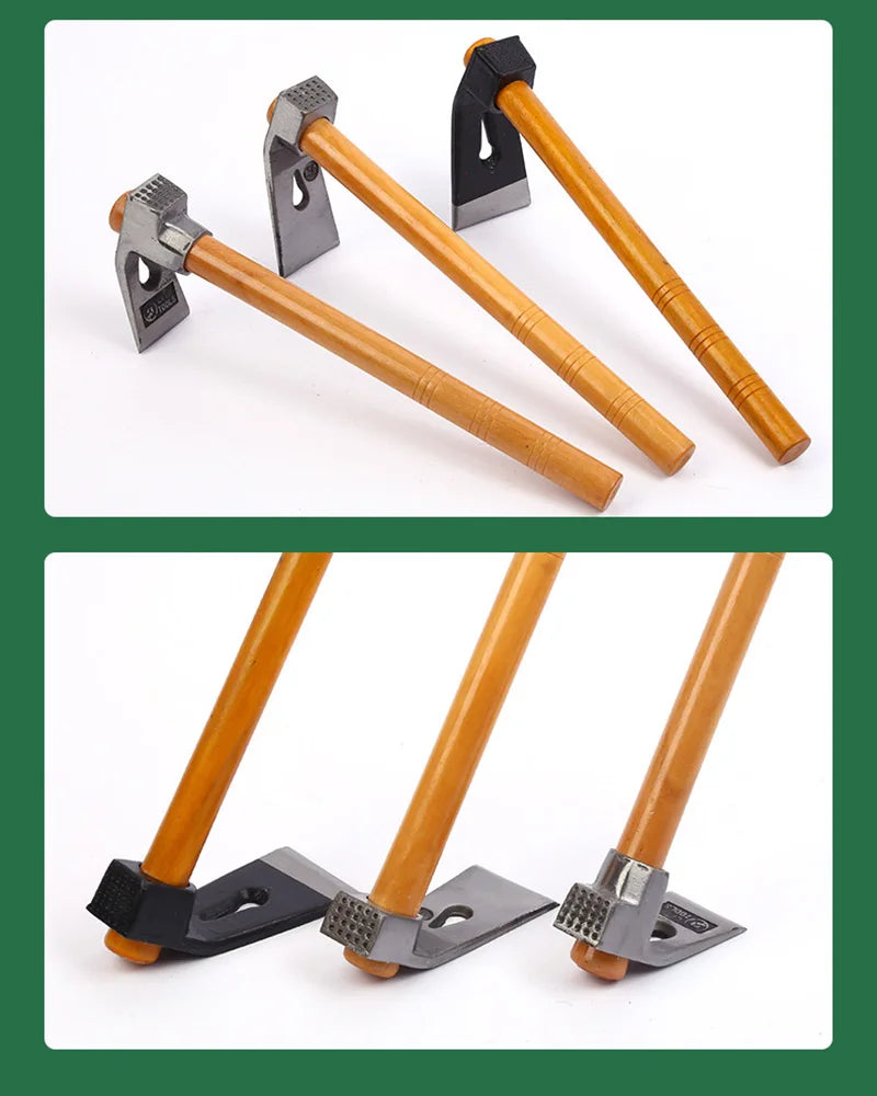 Garden Hoe Agricultural Gardening Hand Hoe Outdoor Vegetable Planting Steel Hoes Multifunctional Digging Soil Weeding Hoes