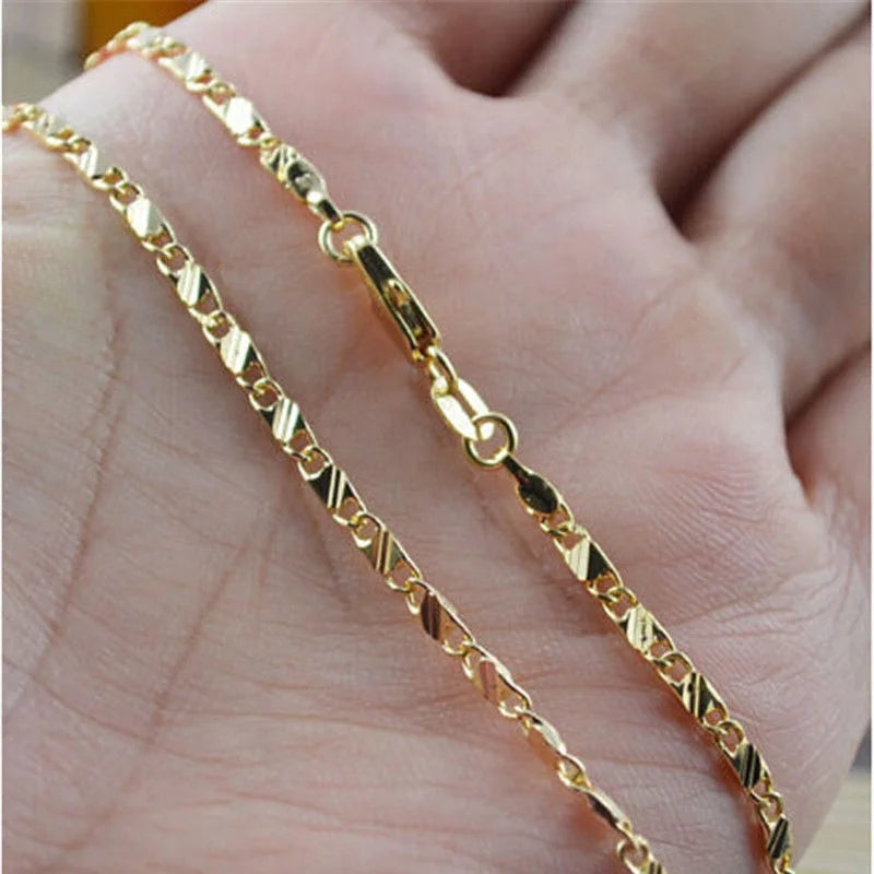 18K Gold Filled Chain Necklace