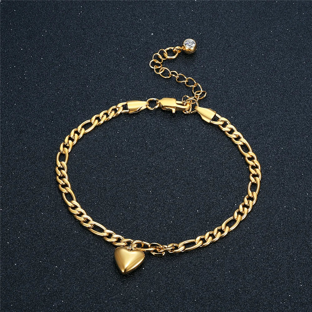 Gold Figaro Link Anklet