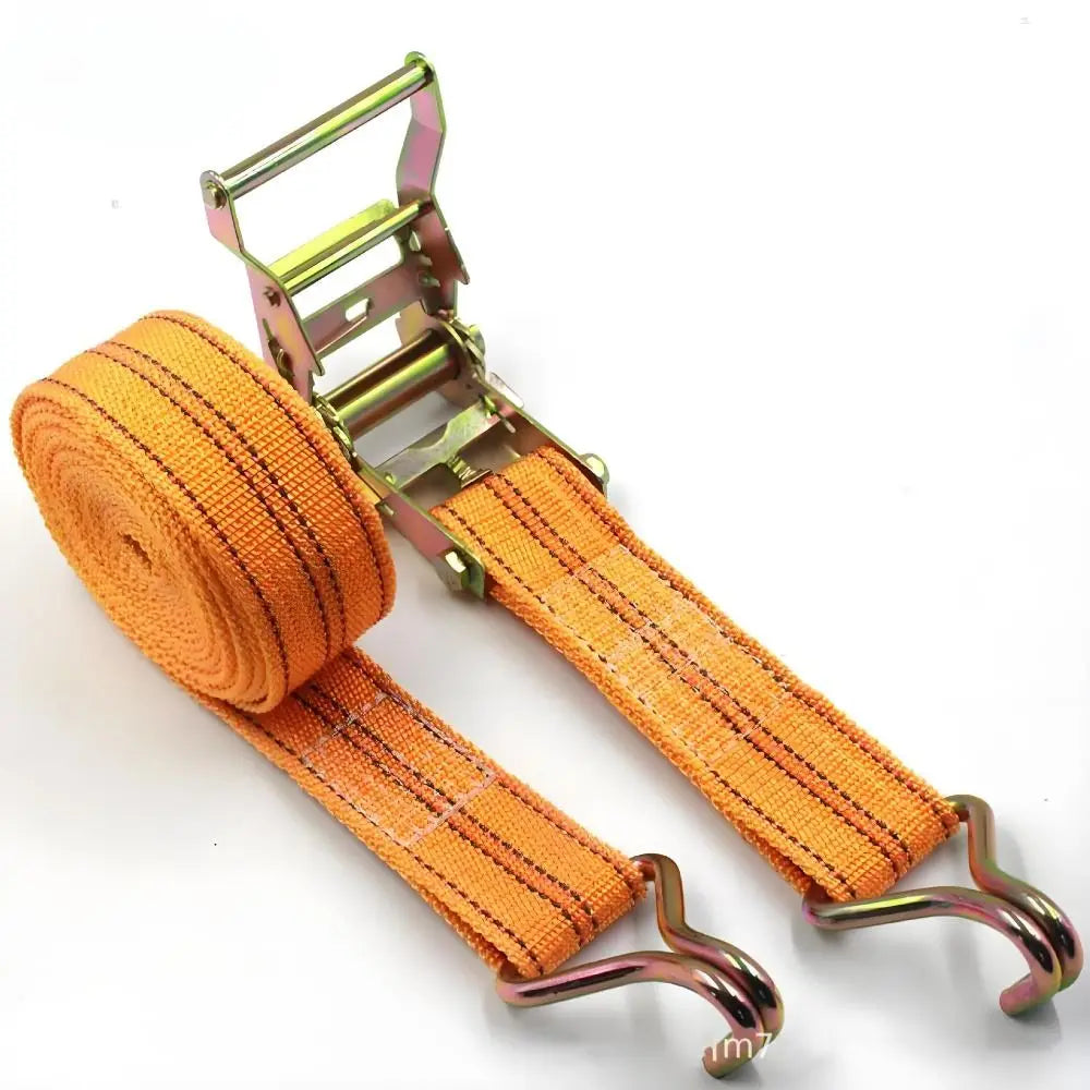 40mm Tie-down Straps Binding Strapping 3/6/8/10/15 Meter Thickened Cargo Truck Strapping Rope J Hooks Ratchet Straps Heavy Duty