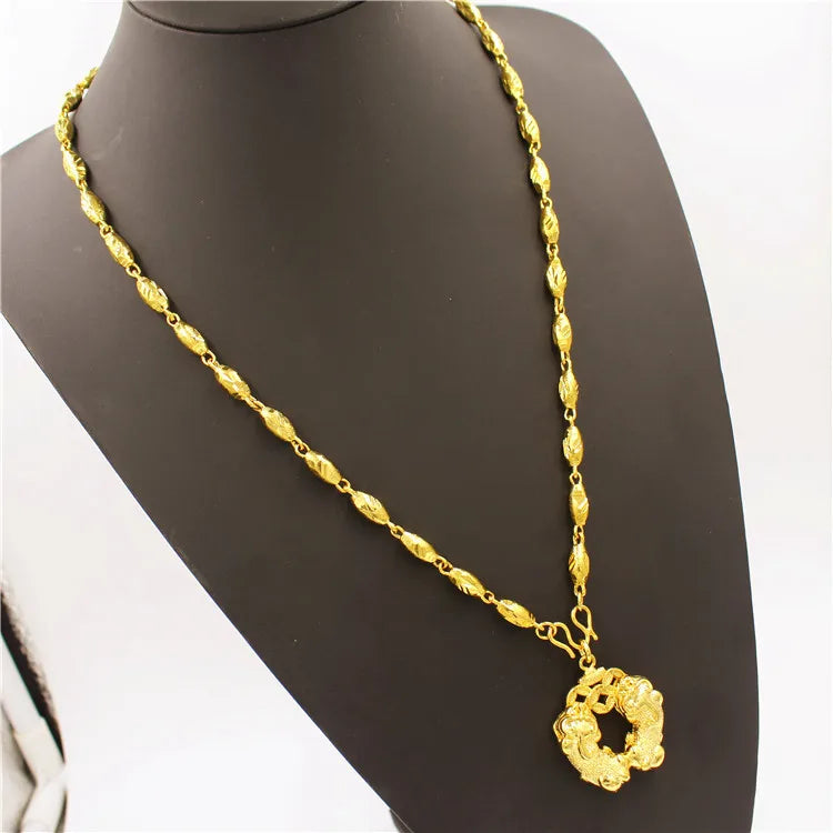 24K Gold Premium Pendant Necklace