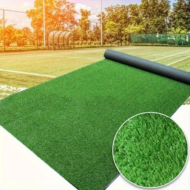 Green Artificial Fake Synthetic Grass Rug Garden Landscape Lawn Carpet Mat Turf