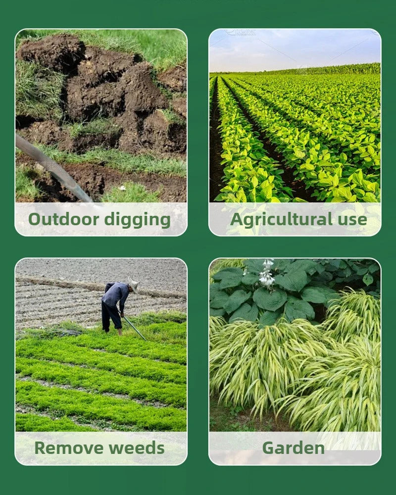 Garden Hoe Agricultural Gardening Hand Hoe Outdoor Vegetable Planting Steel Hoes Multifunctional Digging Soil Weeding Hoes