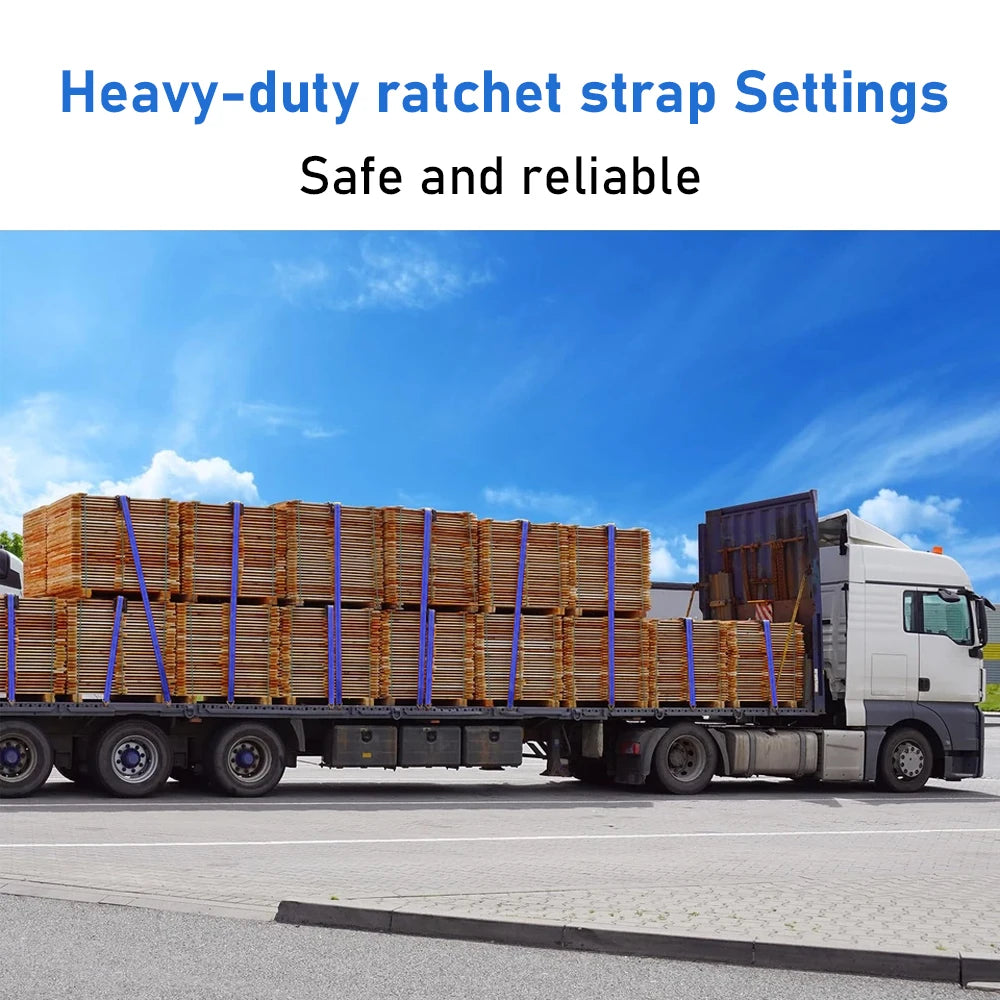Ratchet Straps 1pc 5Meter Lorry Lashing Handy Straps Thickened Car Strapping Belt Tensioner Binding Strapping Tensioner