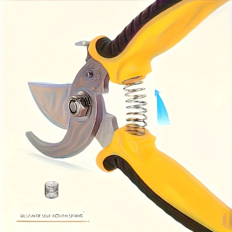 Garden Pruning Shears Professional Gardening Scissors for Plants, Trees, Shrubs, Home Gardeners, Landscaping Professionals