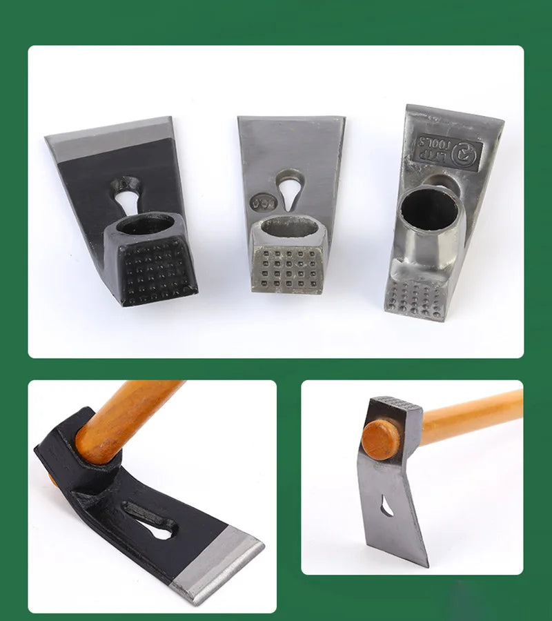 Garden Hoe Agricultural Gardening Hand Hoe Outdoor Vegetable Planting Steel Hoes Multifunctional Digging Soil Weeding Hoes