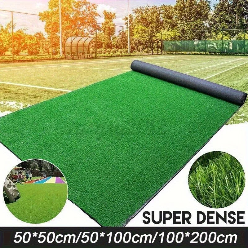 Green Artificial Fake Synthetic Grass Rug Garden Landscape Lawn Carpet Mat Turf