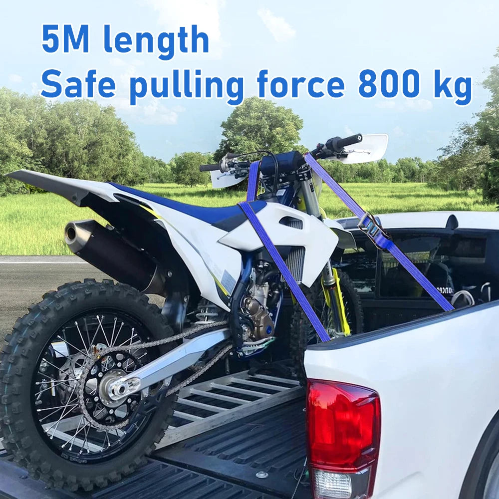 Ratchet Straps 1pc 5Meter Lorry Lashing Handy Straps Thickened Car Strapping Belt Tensioner Binding Strapping Tensioner