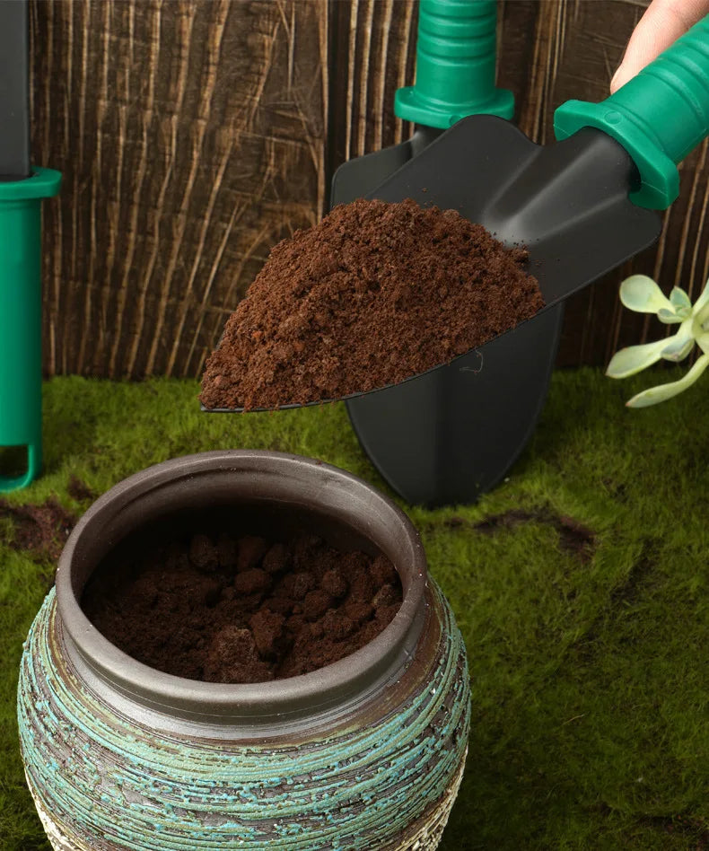 2025Gardener's Rake Shovel Set Household Potted Flower Pruning Tools for Growing Vegetables and Flowers for Gardening