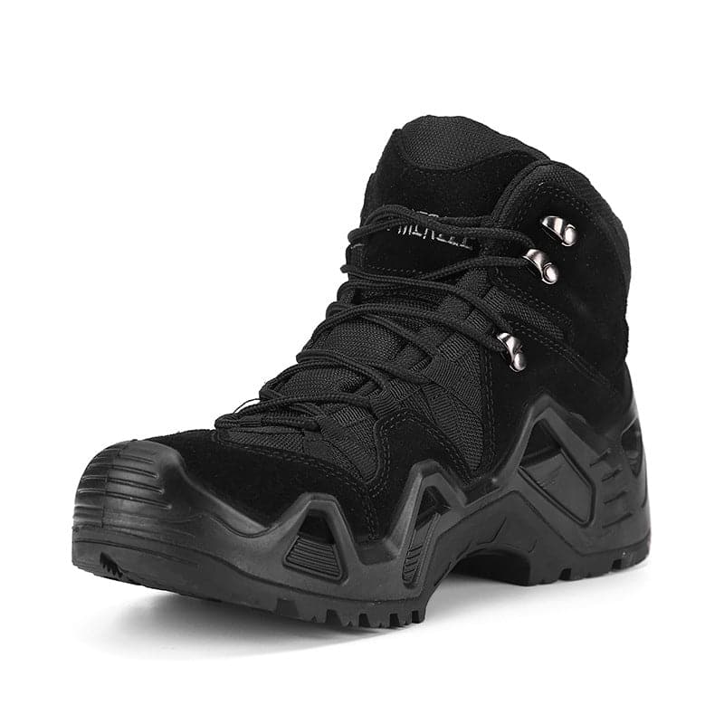 Trekking Waterproof Rubber Outsole Hiking Combat Boots-1