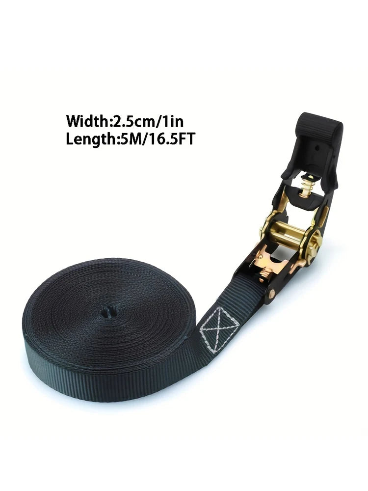 16.5Ft/9.8Ft/4.9Ft Truck Tensioners Strapping Bands. 2.5cm Wide Automatic Tensioners. Fixing Ropes. Tensioners