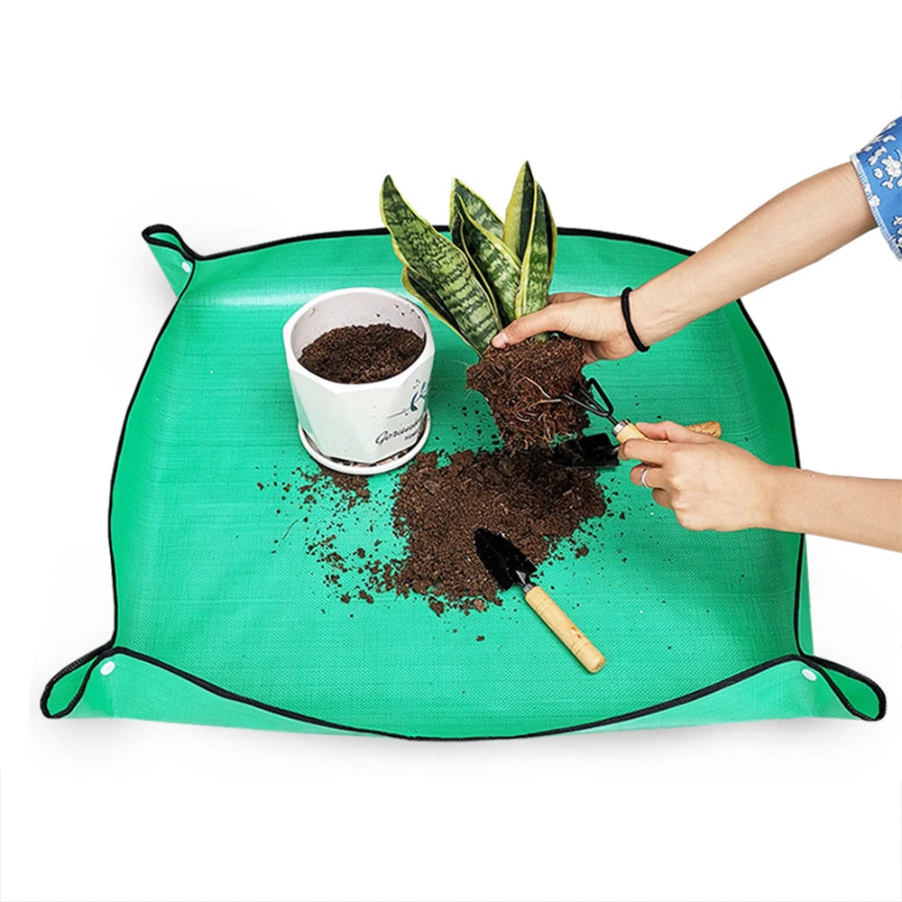 Gardening Mat Hygienic Waterproof Convenient Storage Garden Care Mat Easy to Handle Dirt-Free Transplanting Mat