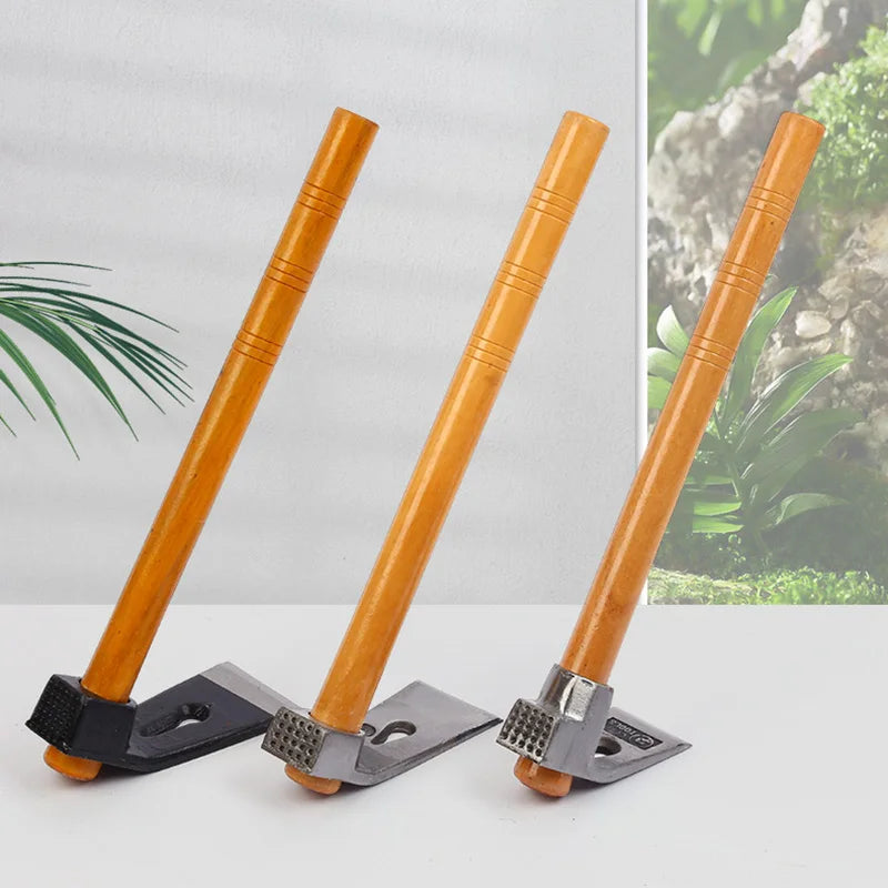 Garden Hoe Agricultural Gardening Hand Hoe Outdoor Vegetable Planting Steel Hoes Multifunctional Digging Soil Weeding Hoes