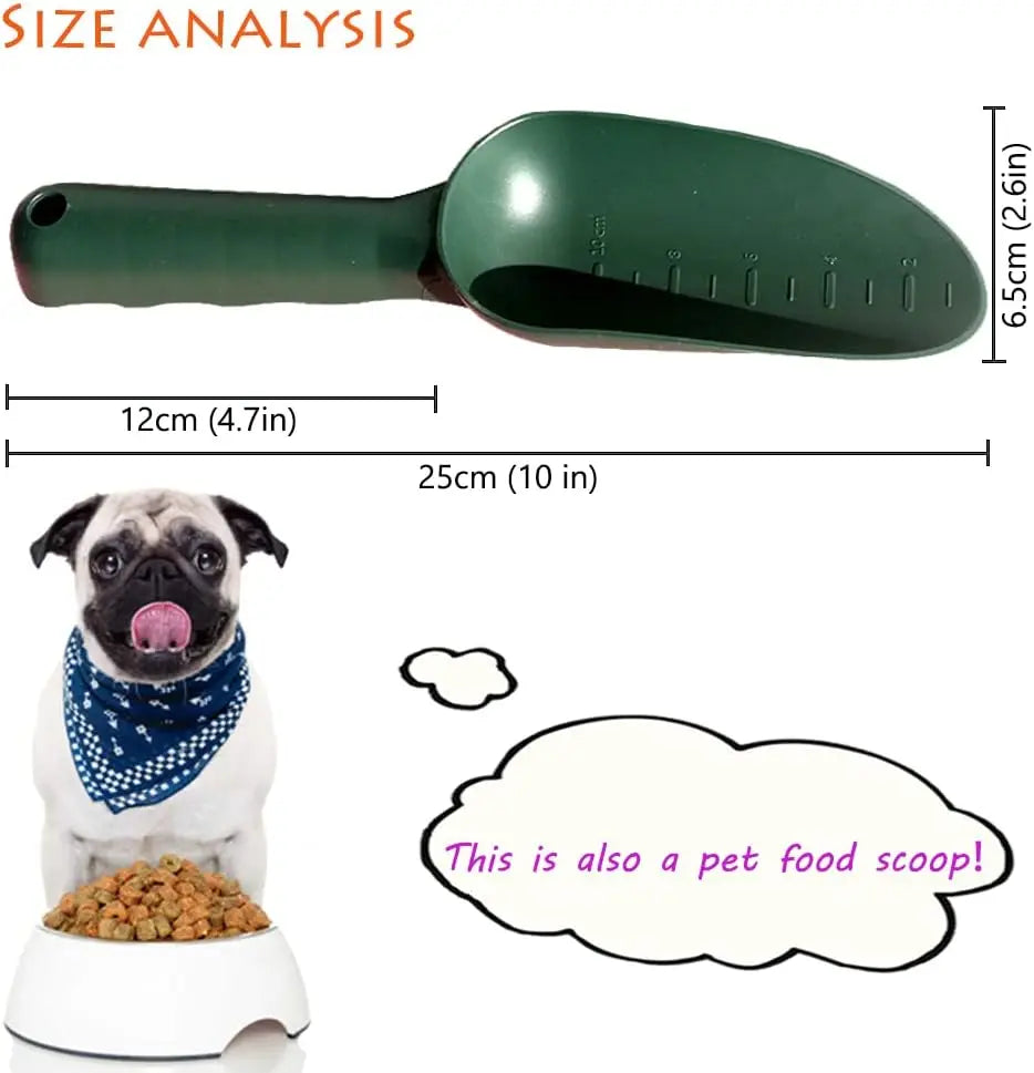 Garden Shovel Plant Hand Trowels Soil Planting Digging Transplanting MultiFunction Beach Sand Pet's Food Scoop Garden Tools