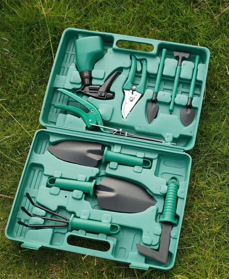 2025Gardener's Rake Shovel Set Household Potted Flower Pruning Tools for Growing Vegetables and Flowers for Gardening