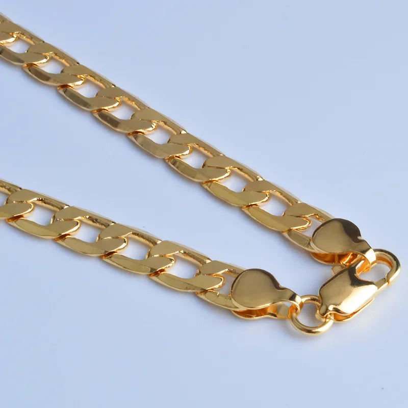 Classic Sideways Chain Necklace