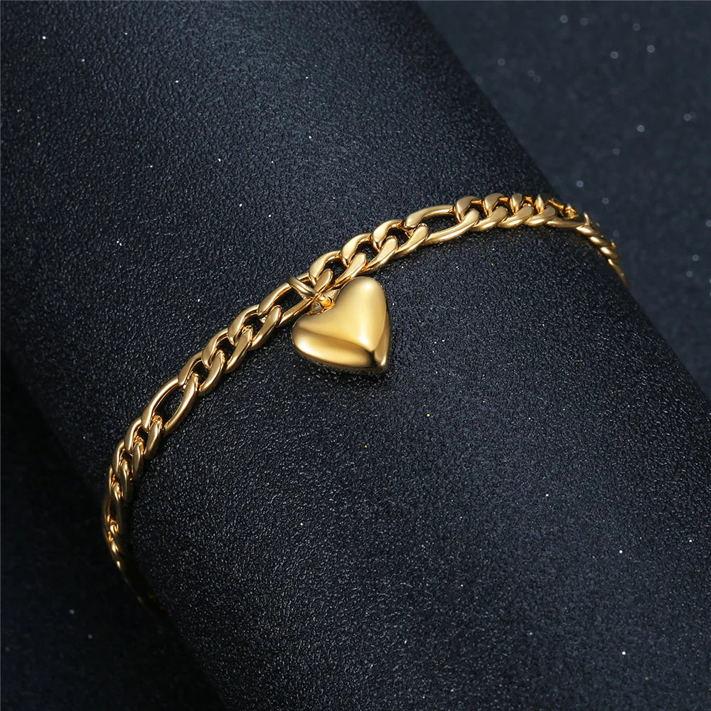 Gold Figaro Link Anklet
