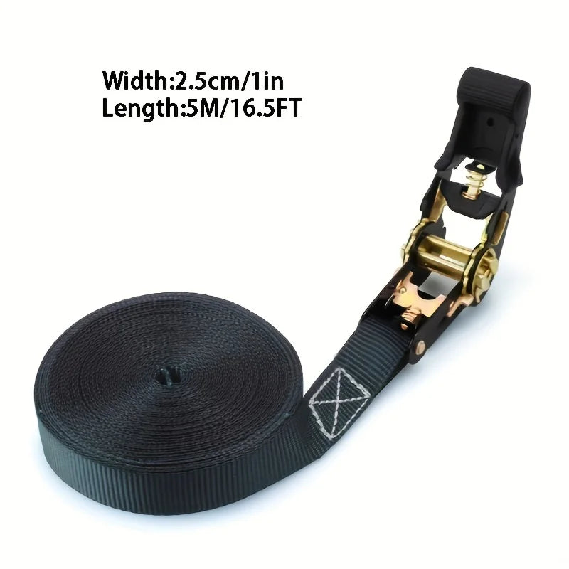 16.5Ft/9.8Ft/4.9Ft Truck Tensioners Strapping Bands. 2.5cm Wide Automatic Tensioners. Fixing Ropes. Tensioners