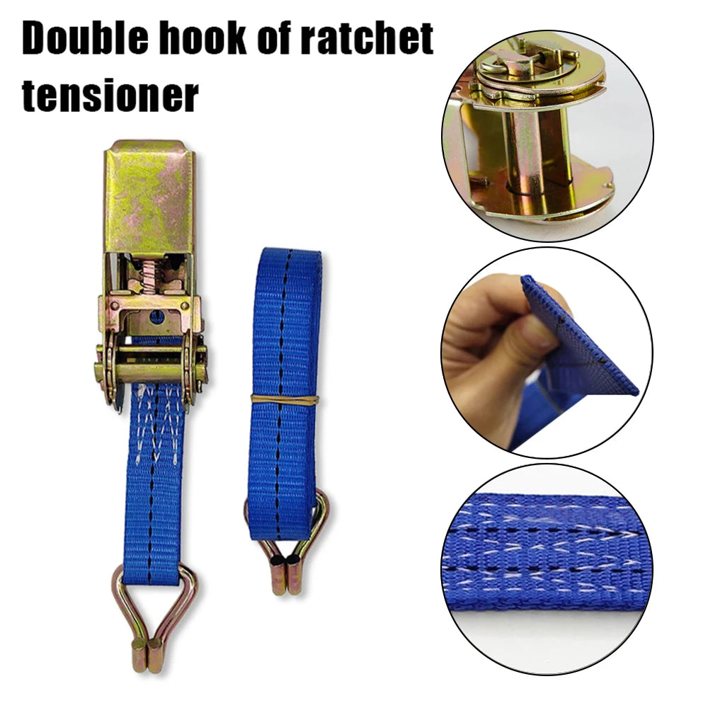 Ratchet Straps 1pc 5Meter Lorry Lashing Handy Straps Thickened Car Strapping Belt Tensioner Binding Strapping Tensioner