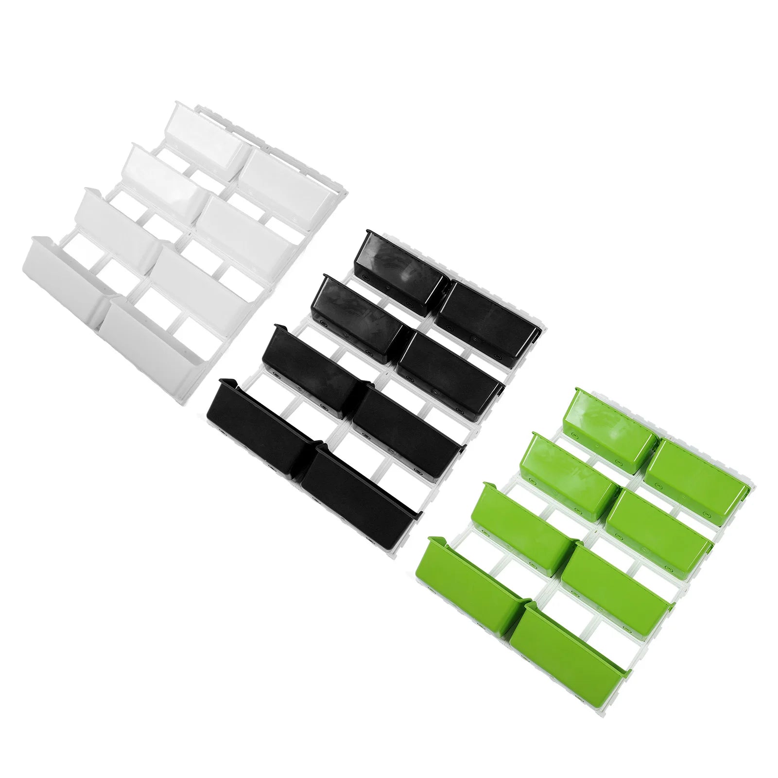 Vertical Garden Bed Vertical Wall Planter PP ABS Wall Mounted Hanging Raised Flower Beds for Balcony Patio Fence Porch Gardening