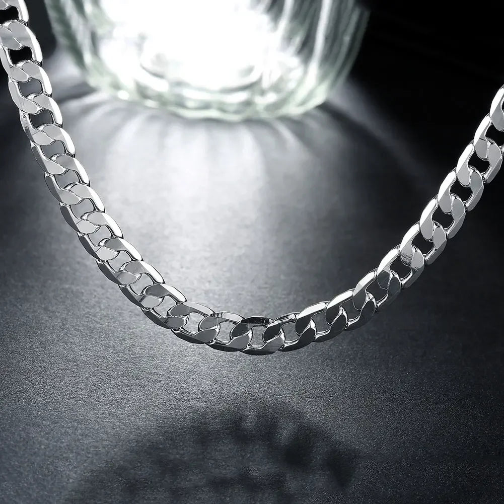Classic Sideways Chain Necklace