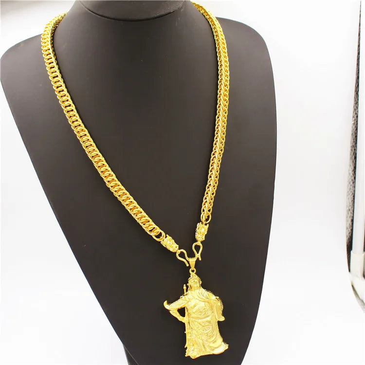 24K Gold Premium Pendant Necklace