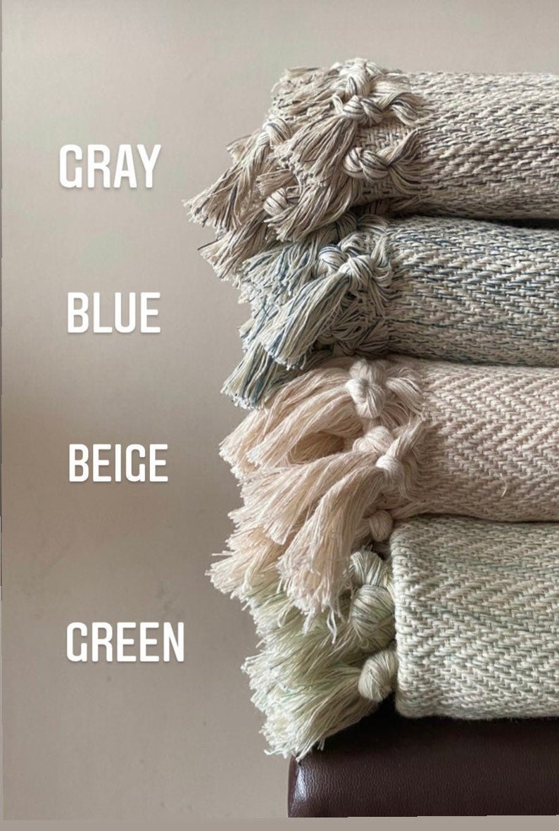 Handwoven blanket "Şirince"