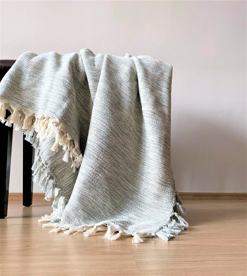Handwoven blanket "Şirince"