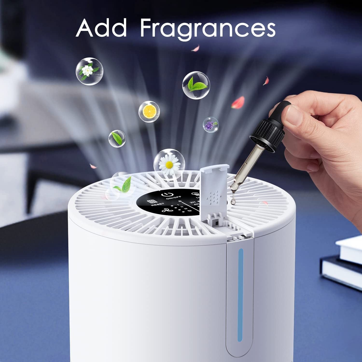 Air Purifier with USB Cable for Smokers Pollen Pets Dust Odors-4