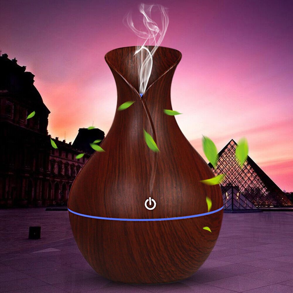 LED Ultrasonic Aroma Humidifier Essential Oil Diffuser-1