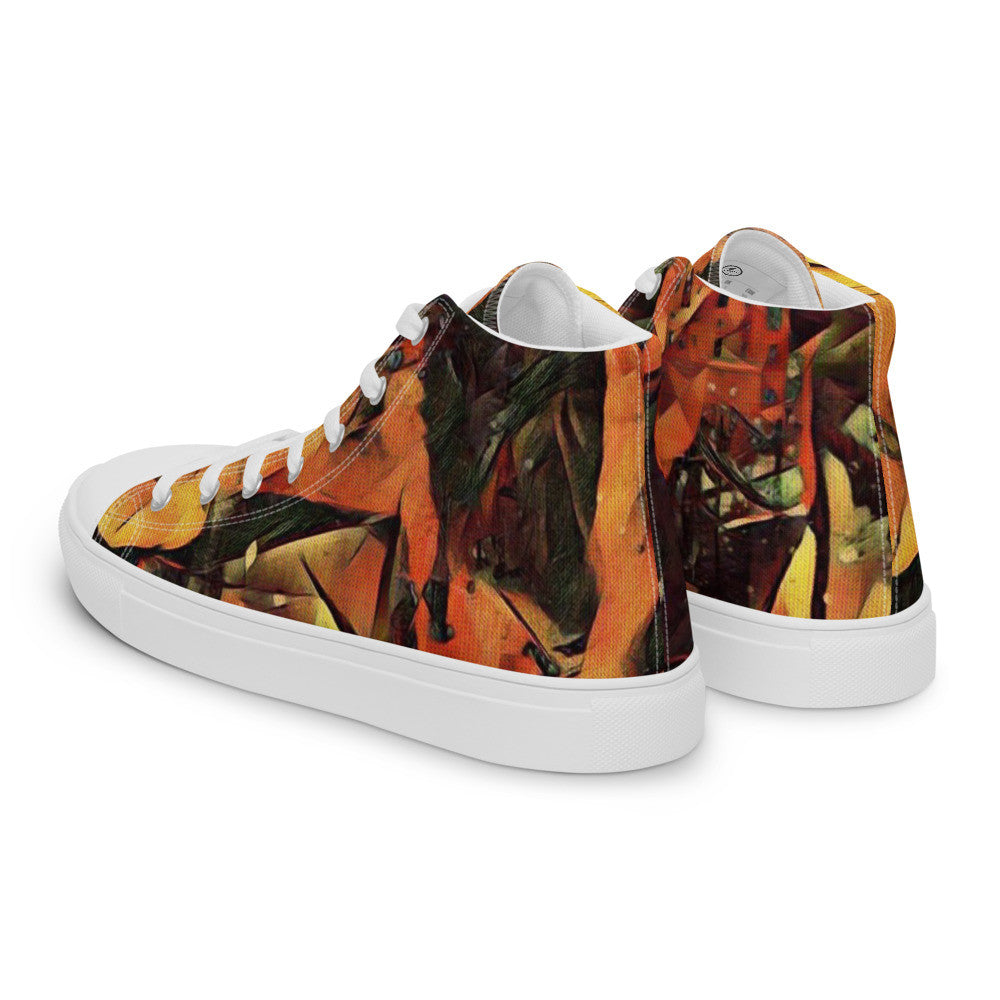 SOTTOSOPRA Handmade Men’s High Top Canvas Shoes by Gianneli-2