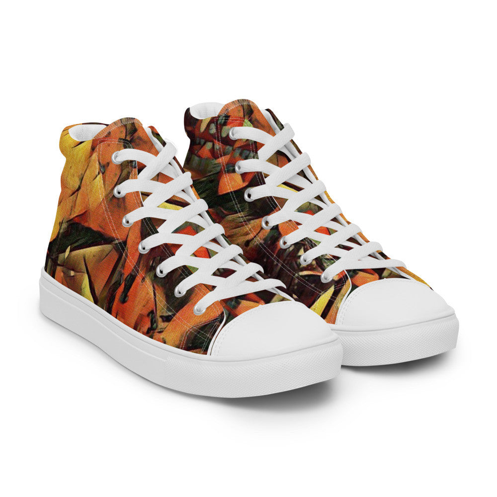 SOTTOSOPRA Handmade Men’s High Top Canvas Shoes by Gianneli-6