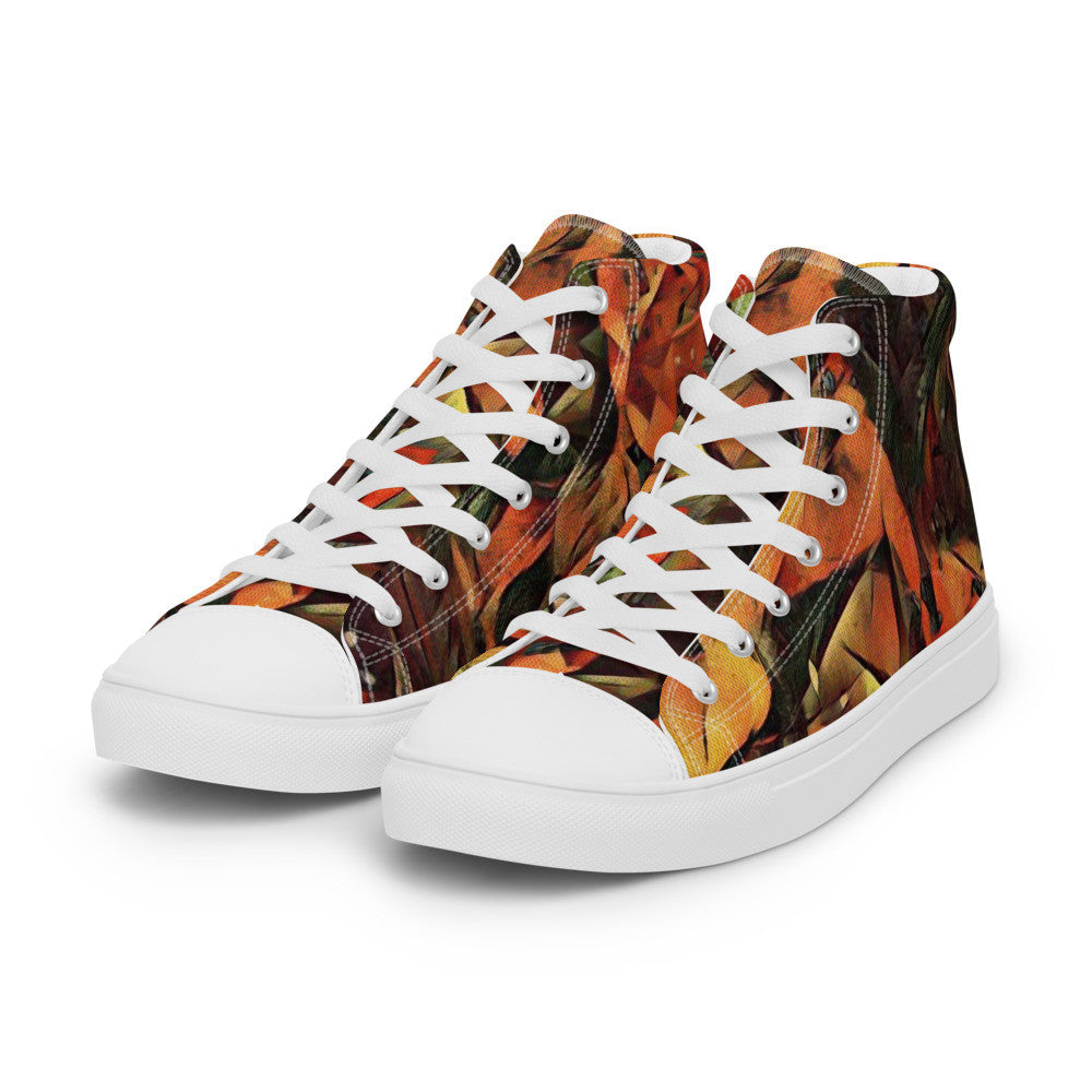 SOTTOSOPRA Handmade Men’s High Top Canvas Shoes by Gianneli-3
